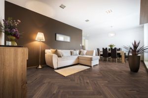 Herringbone Laminat Calais Oak